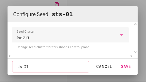 new seed dialog
